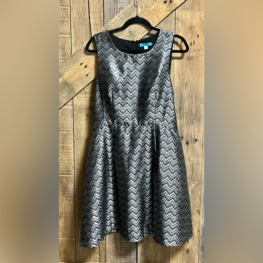 Pim + Larkin Chevron Dress
